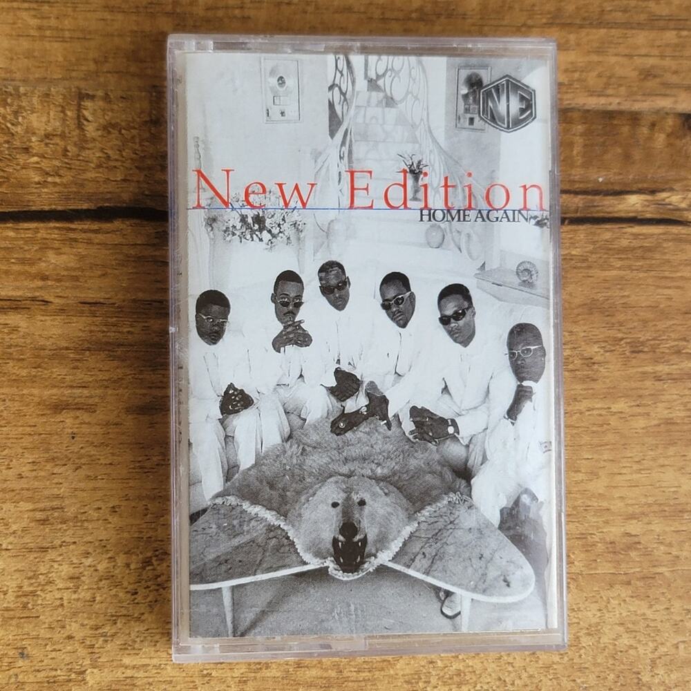 Vtg 1996 New Edition HOME AGAIN Cassette Tape